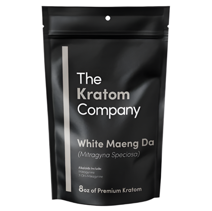 THE KRATOM COMPANY POWDER 8OZ - MAENG DA WHITE VEIN - Seven Tech