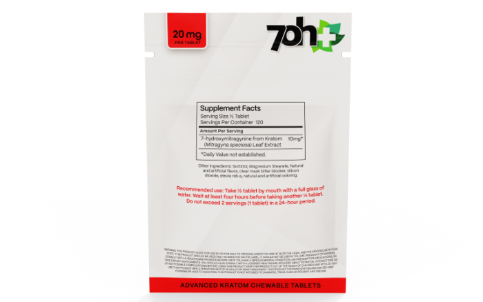 7OH Plus 7OH Chewable Tabs 20mg per Tablet - Seven Tech