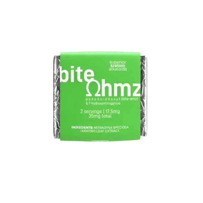 Bite Ohmz 1ct 7OH + Psuedo Chocolate Squares 35mg per Square - Seven Tech