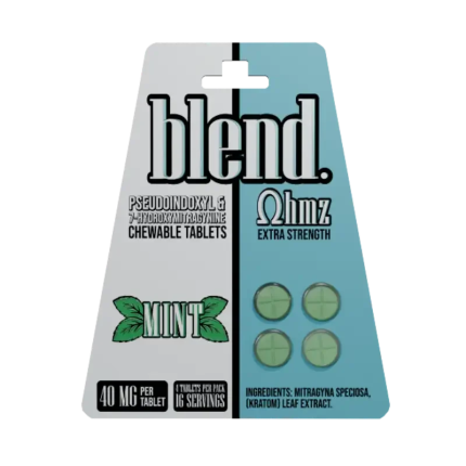 Blend Ohmz 4ct 7OH Chewable Tabs Mint 40mg Per Tablet - Seven Tech