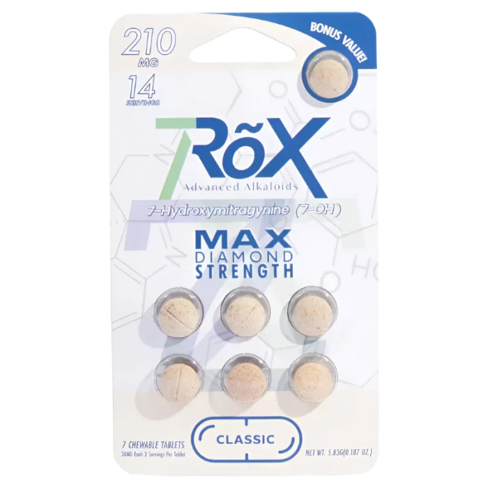 7Rox 6ct + 1 Free 7OH Classic Tabs 30mg Per Tablet - Seven Tech