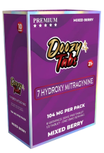 Doozy Tabs 4ct 7OH Chewable Tabs Mixed Berry 26mg per Tablet - Seven Tech