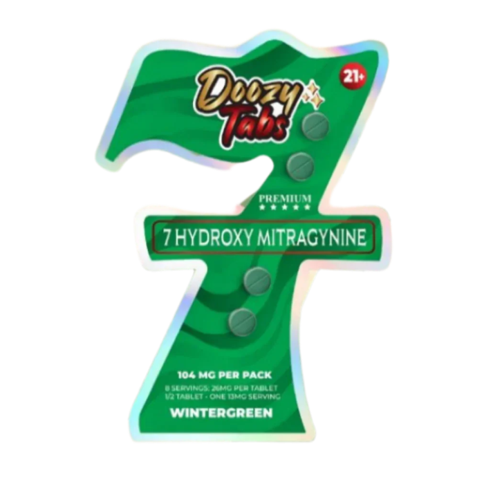 Doozy Tabs 4ct 7OH Chewable Tabs Wintergreen 26mg per Tablet - Seven Tech