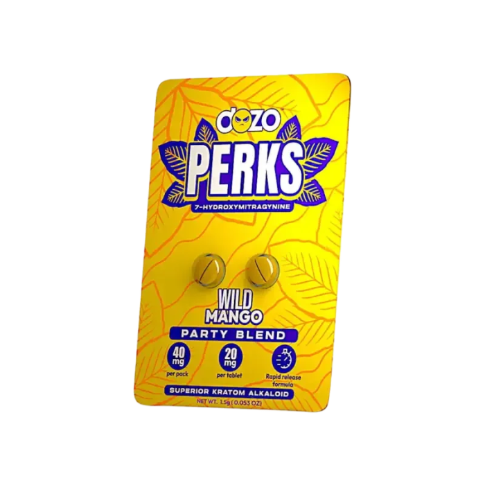Dozo Perks 2ct 7OH Chewable Tabs 20mg per Tablet - Seven Tech