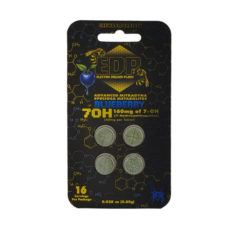 🎁 EDP 4ct 7OH Chewable Tabs Blueberry 40mg per Tablet (100% off) - Seven Tech