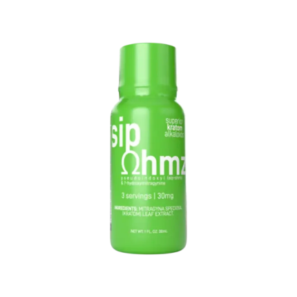 Sip Ohmz Exodus 7-Hydroxymitragynine Mint Kratom Extract Shot 30mg - Seven Tech