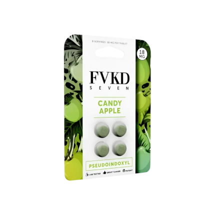 FVKD Seven 4ct 7OH + Psuedo Tabs Candy Apple 18mg per Tablet - Seven Tech
