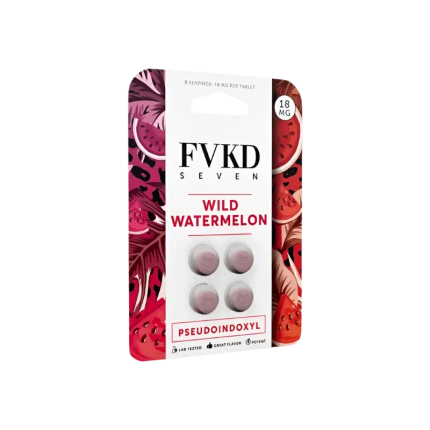 FVKD Seven 4ct Psuedoindoxyl Tabs Wild Watermelon 18mg per Tablet - Seven Tech