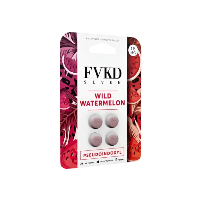 FVKD Seven 4ct Psuedoindoxyl Tabs Wild Watermelon 18mg per Tablet - Seven Tech