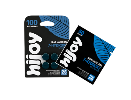 HIJOY 4ct 7OH + Psuedoindoxyl Blue Magic Raz 25mg + 2ct Bundle - Seven Tech