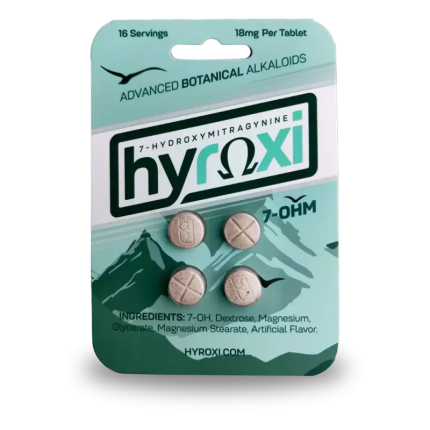 Hyroxi 4ct 7OH Chewable Tabs 18mg per Tablet - Seven Tech