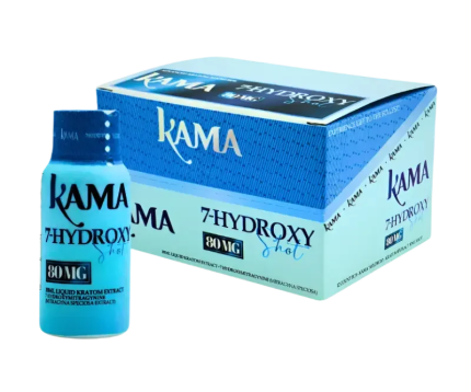KAMA 7-Hydroxymitragynine Unflavored Liquid Kratom Extract Shot 80mg 1ct - Seven Tech