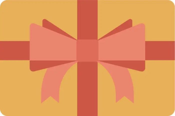 Kratom Gift Card with Red Ribbon and Bow - Seven Tech