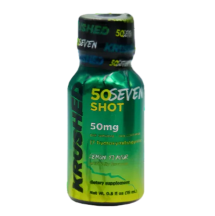 Krushed 7-Hydroxymitragynine Lemon Liquid Kratom Extract Shot 50mg - Seven Tech
