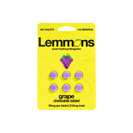 Lemmons 6ct 7OH Tabs Grape 35mg Per Tablet - Seven Tech