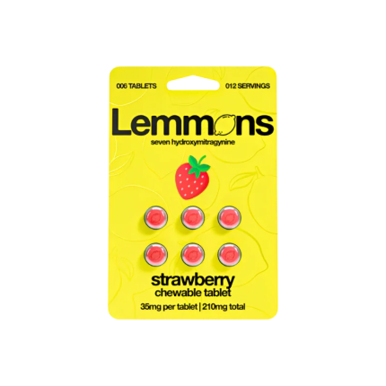 Lemmons 6ct 7OH Tabs Strawberry 35mg Per Tablet - Seven Tech