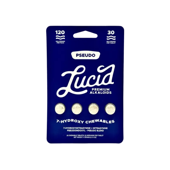 Lucid 4ct Pseudo 7OH Chewable Tabs 30mg per Tablet - Seven Tech