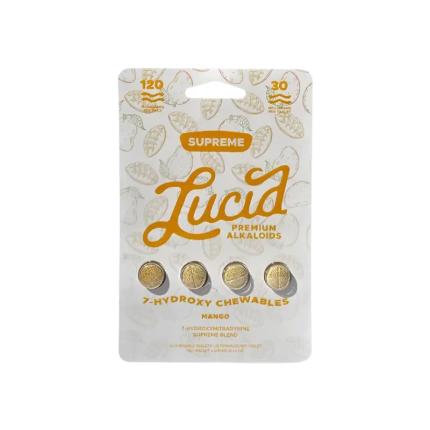 Lucid 4ct 7OH Mango Chewable Tabs 30mg per Tablet - Seven Tech
