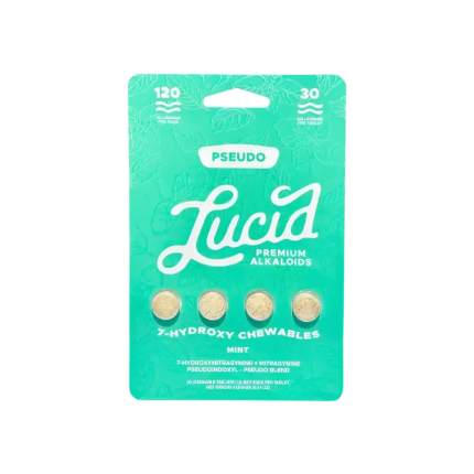 Lucid 4ct 7OH + Psuedoindoxyl Mint Chewable Tabs 30mg per Tablets - Seven Tech