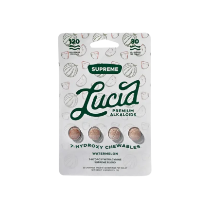 Lucid 4ct 7OH Watermelon Chewable Tabs 30mg per Tablets - Seven Tech