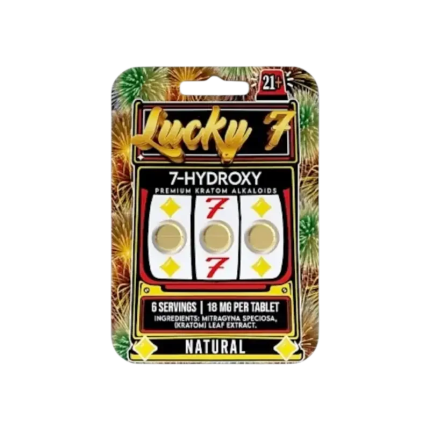 Lucky 7 3ct 7OH Chewable Tabs Natural 18mg per Tablet - Seven Tech