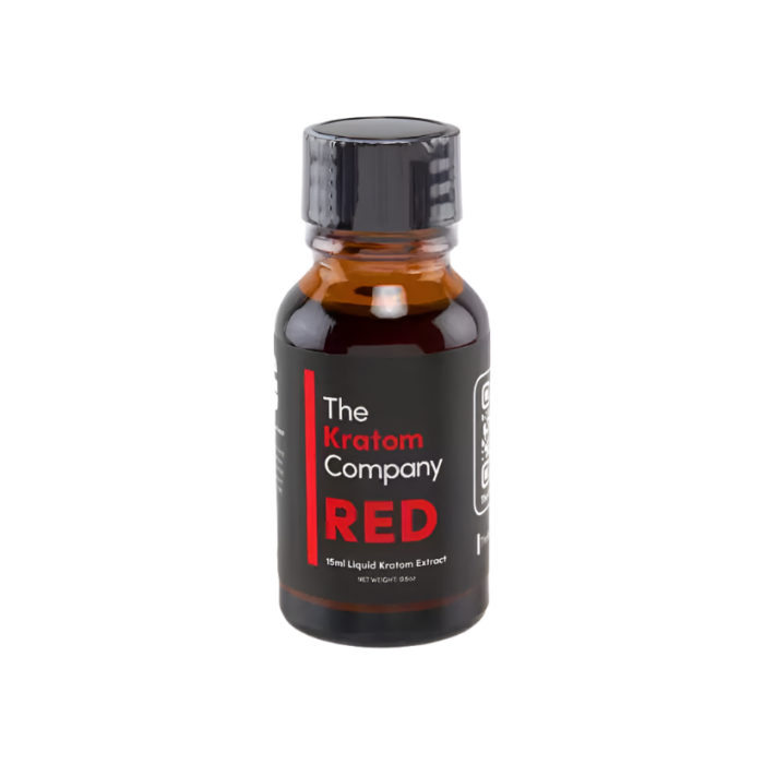 THE KRATOM COMPANY SHOT 15ML 200MG - RED - Seven Tech