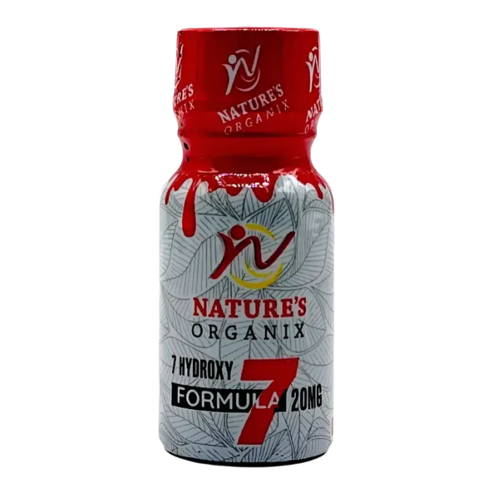 Nature's Organix 7 Hydroxymitragynine Liquid Shot Red 20mg - Seven Tech