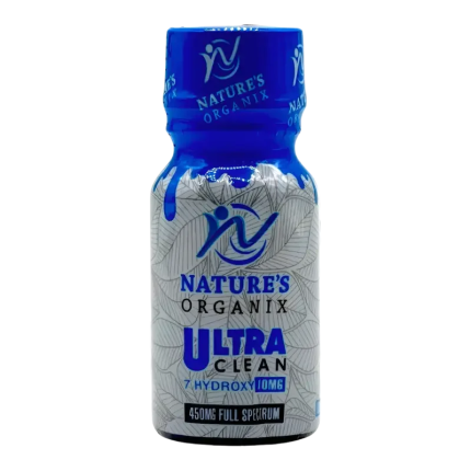 Nature's Organix 7 Hydroxymitragynine + 450 Mit Liquid Shot Blue 10ml - Seven Tech