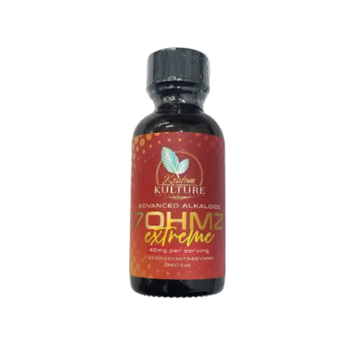 OHM Extreme Advanced Alkaloid Supplement by Kratom Kulture 40mg Shots - Seven Tech