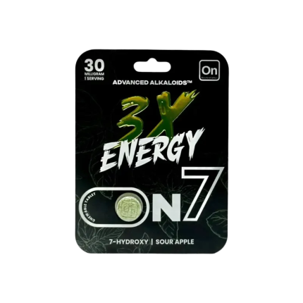 On7 1ct 7OH Sour Apple 3x Focus Tabs 30mg per Tablet - Seven Tech