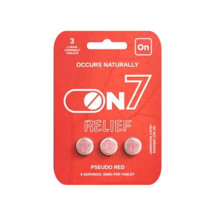 On7 3ct 7OH Pseudo Red Tabs 20mg per Tablet - Seven Tech
