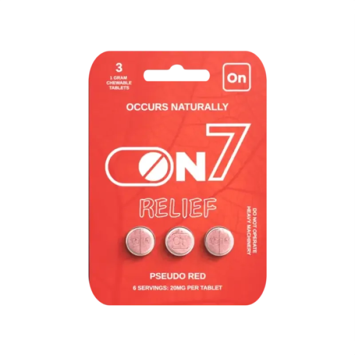 On7 3ct 7OH Pseudo Red Tabs 20mg per Tablet - Seven Tech