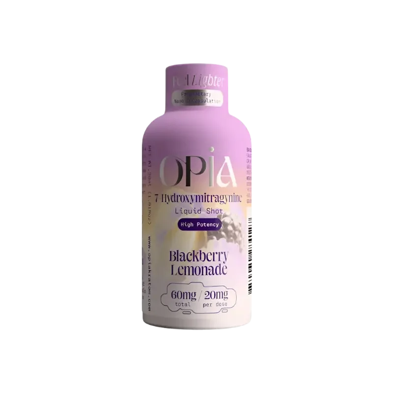 🎁 Opia 7 Hydroxymitragynine Liquid Shot Blackberry Lemonade 60mg 30ml (100% off) - Seven Tech
