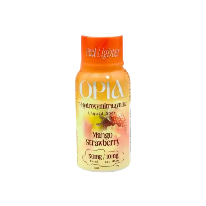 🎁 Opia 7 Hydroxymitragynine Liquid Shot Mango Strawberry 30ml (100% off) - Seven Tech