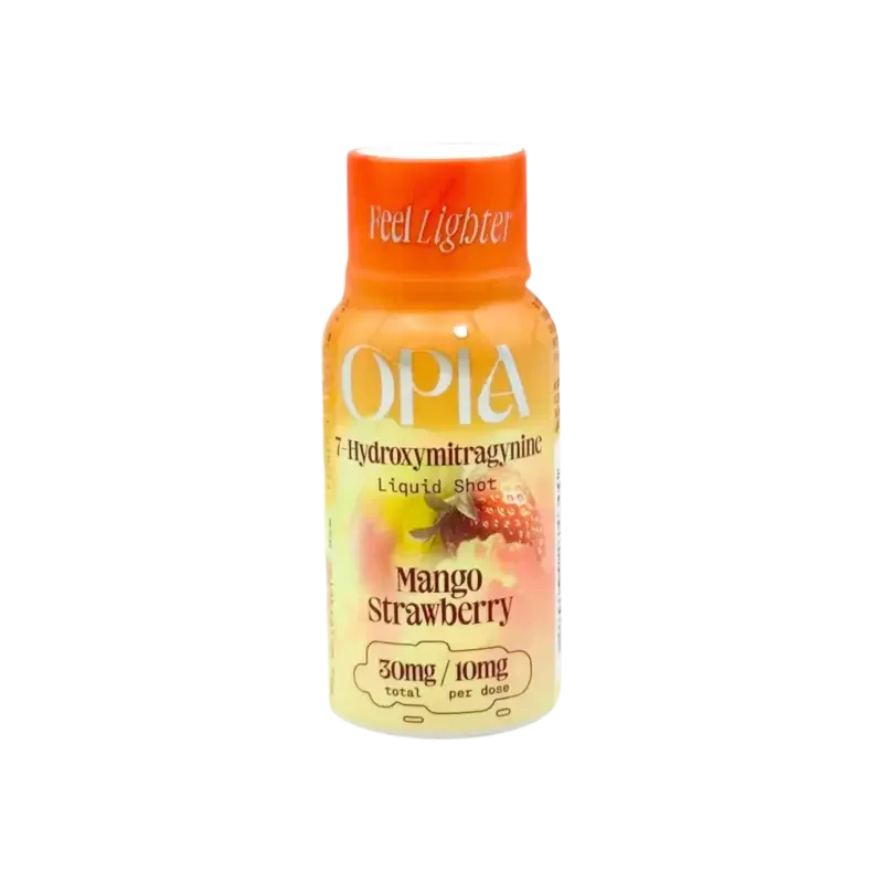 🎁 Opia 7 Hydroxymitragynine Liquid Shot Mango Strawberry 30ml (100% off) - Seven Tech