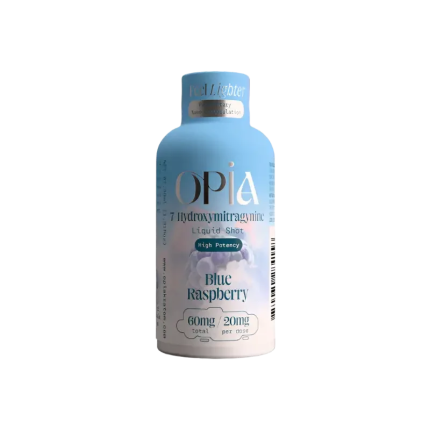 🎁 Opia 7 Hydroxymitragynine Liquid Shot Blue Raspberry 60mg 30ml (100% off) - Seven Tech