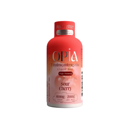 🎁 Opia 7 Hydroxymitragynine Liquid Shot Sour Cherry 60mg 30ml (100% off) - Seven Tech