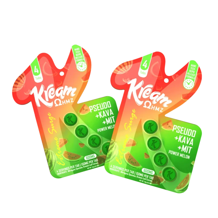 Kream 4ct Pseudo Kava Mit Power Melon Premium 150mg per Tablet - Seven Tech