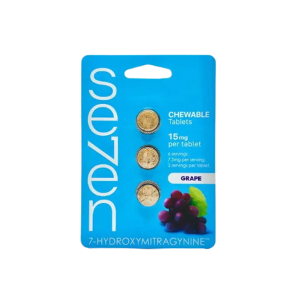 Se7en 3ct 7OH Chewable Tabs Grape 15mg per Tablet - Seven Tech