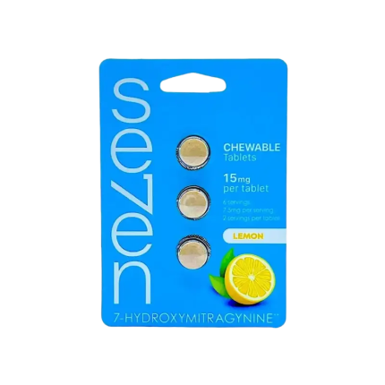 Se7en 3ct 7OH Chewable Tabs Lemon 15mg per Tablet - Seven Tech
