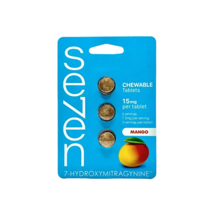 Se7en 3ct 7OH Chewable Tabs Mango 15mg per Tablet - Seven Tech