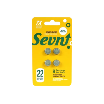 Sevn 4ct 7OH + Pseudo Tabs Green Giants 22mg Per Tablet - Seven Tech