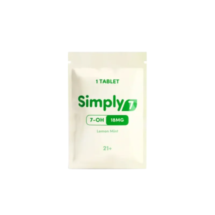 Simply 7 1ct 7OH Tabs Lemon Mint 18mg per Tablet - Seven Tech