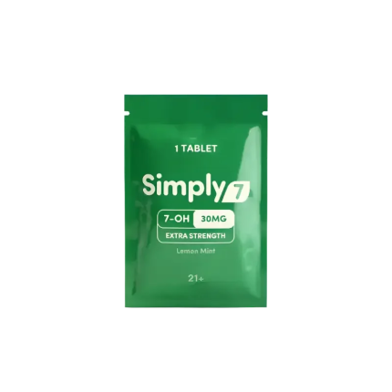 Simply7 1ct 7OH Tabs Lemon Mint 30mg per Tablet - Seven Tech