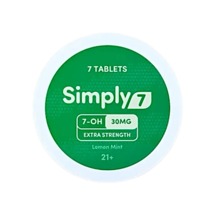 Simply7 7ct 7OH Tabs Lemon Mint 30mg per Tablet - Seven Tech
