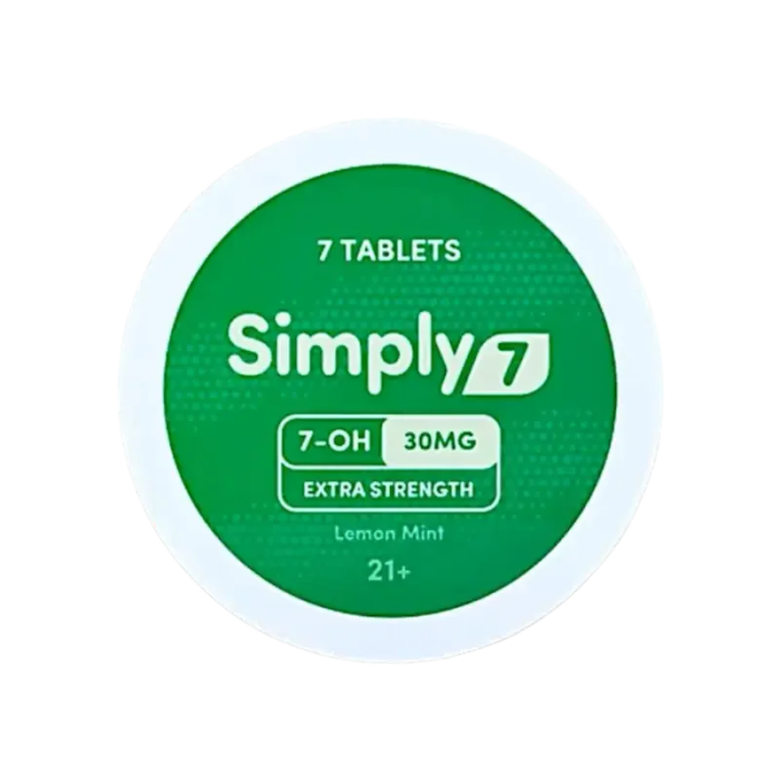 Simply7 7ct 7OH Tabs Lemon Mint 30mg per Tablet - Seven Tech