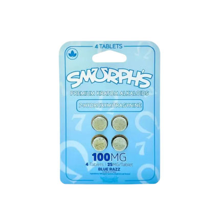 🎁 Smurph's 4ct 7OH Tabs Blue Razz 25mg per Tablet (100% off) - Seven Tech