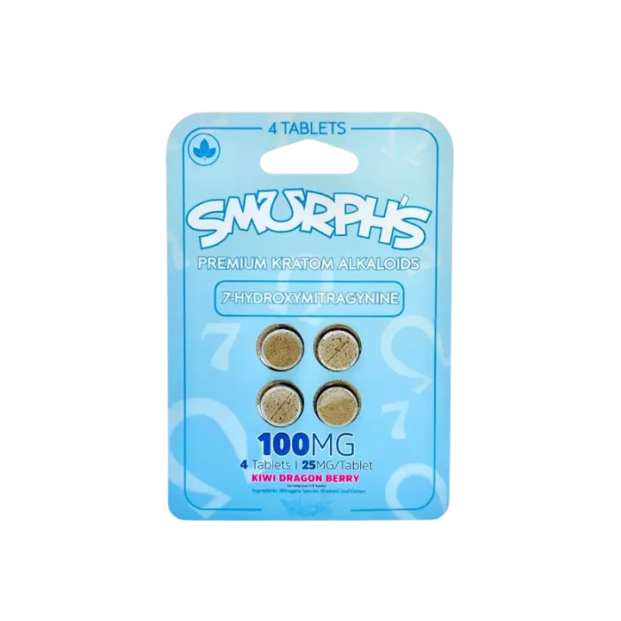 🎁 Smurph's 4ct 7OH Tabs Kiwi Dragon 25mg per Tablet (100% off) - Seven Tech