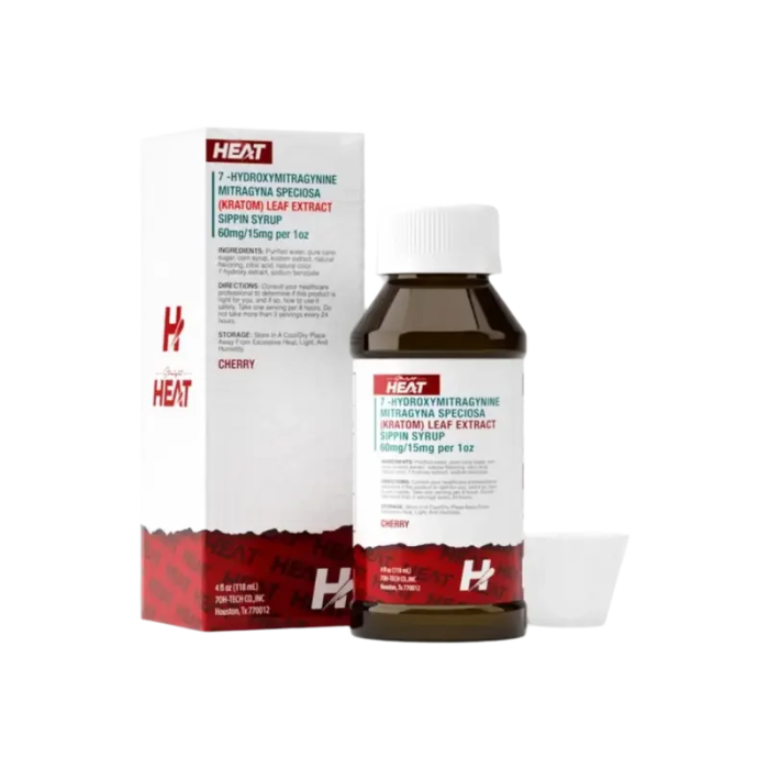 Straight Heat 7OH Sippin Syrup Cherry 118ml 60mg - Seven Tech
