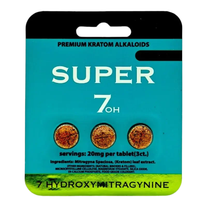 Super 7 3ct 7OH Tabs 20mg per Tablet - Seven Tech